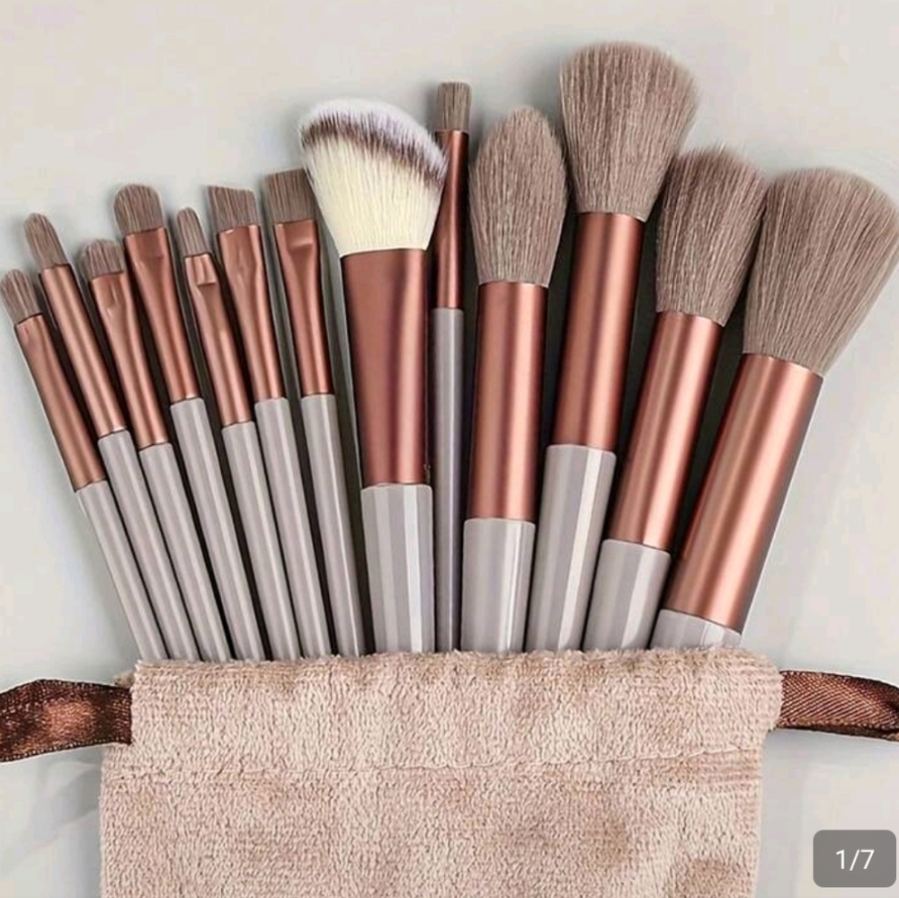 New Makeup Brushes Grey